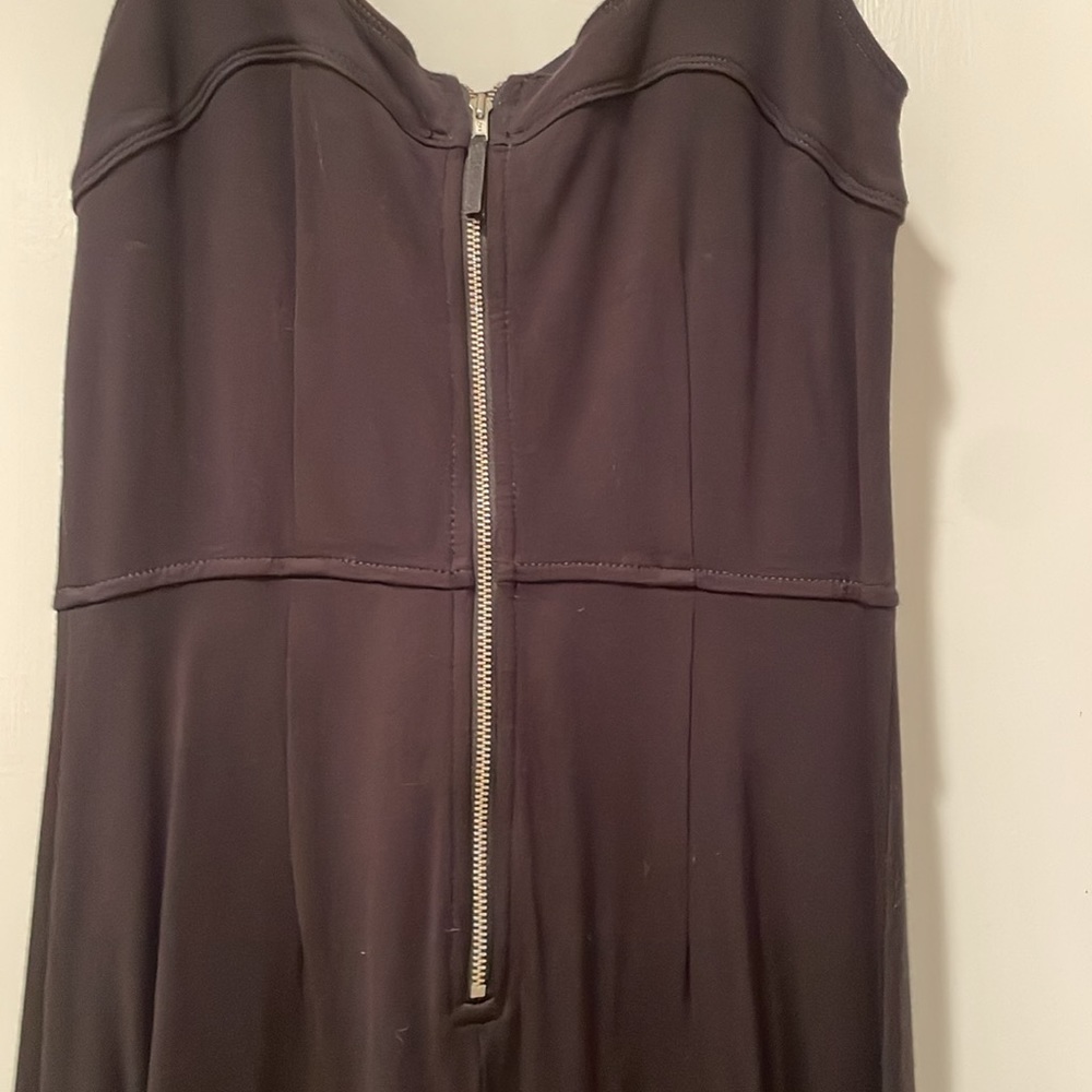 LOFT long-line black dress - Picture 6 of 8